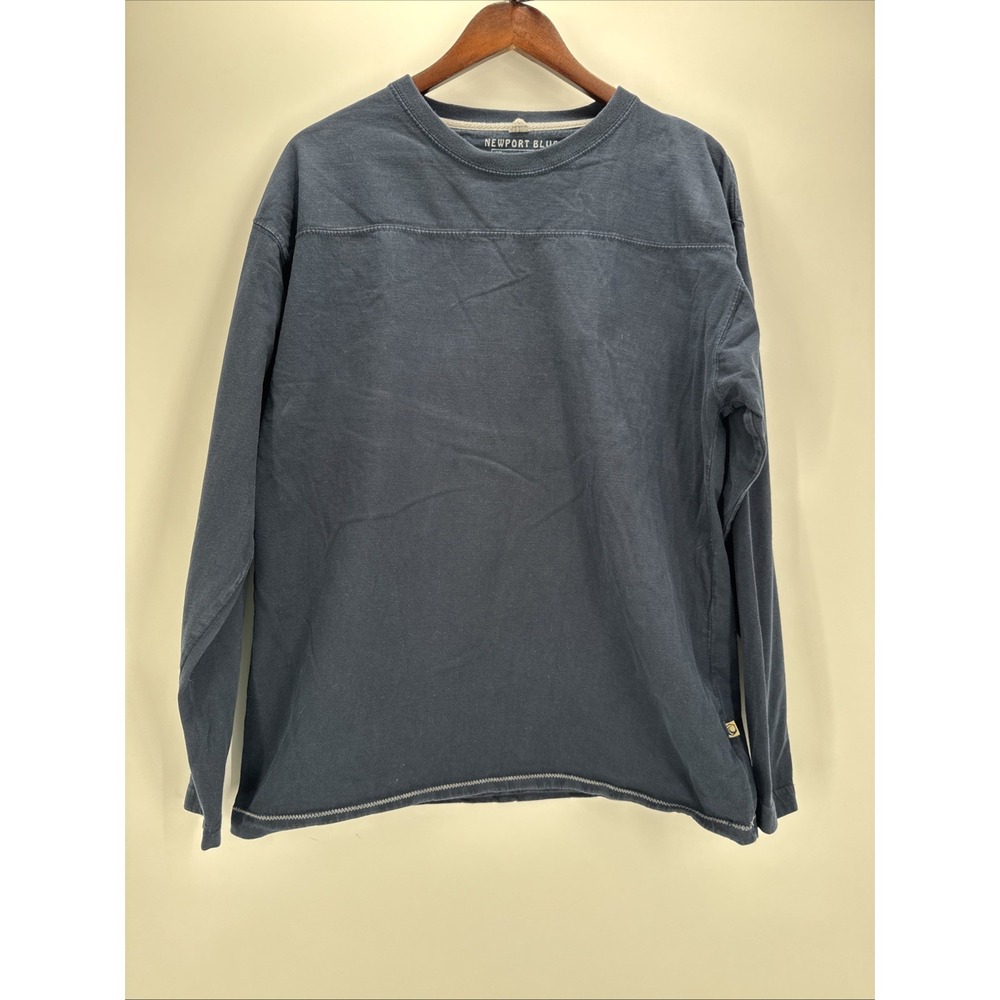 Newport Blue Mens X-Large Long Sleeve Shirt Navy Blue Casual Coastal Beachwear